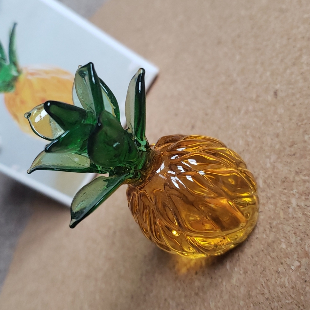 Glass pineapple from pier 1